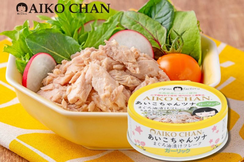 あいこちゃんツナガーリック　70g×24缶 | 伊藤食品公式オンラインショップ -AIKOCHANの美味しい缶詰-