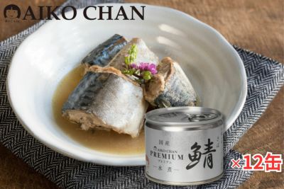 ‘あいこちゃんプレミアム’鯖水煮　190g×12缶