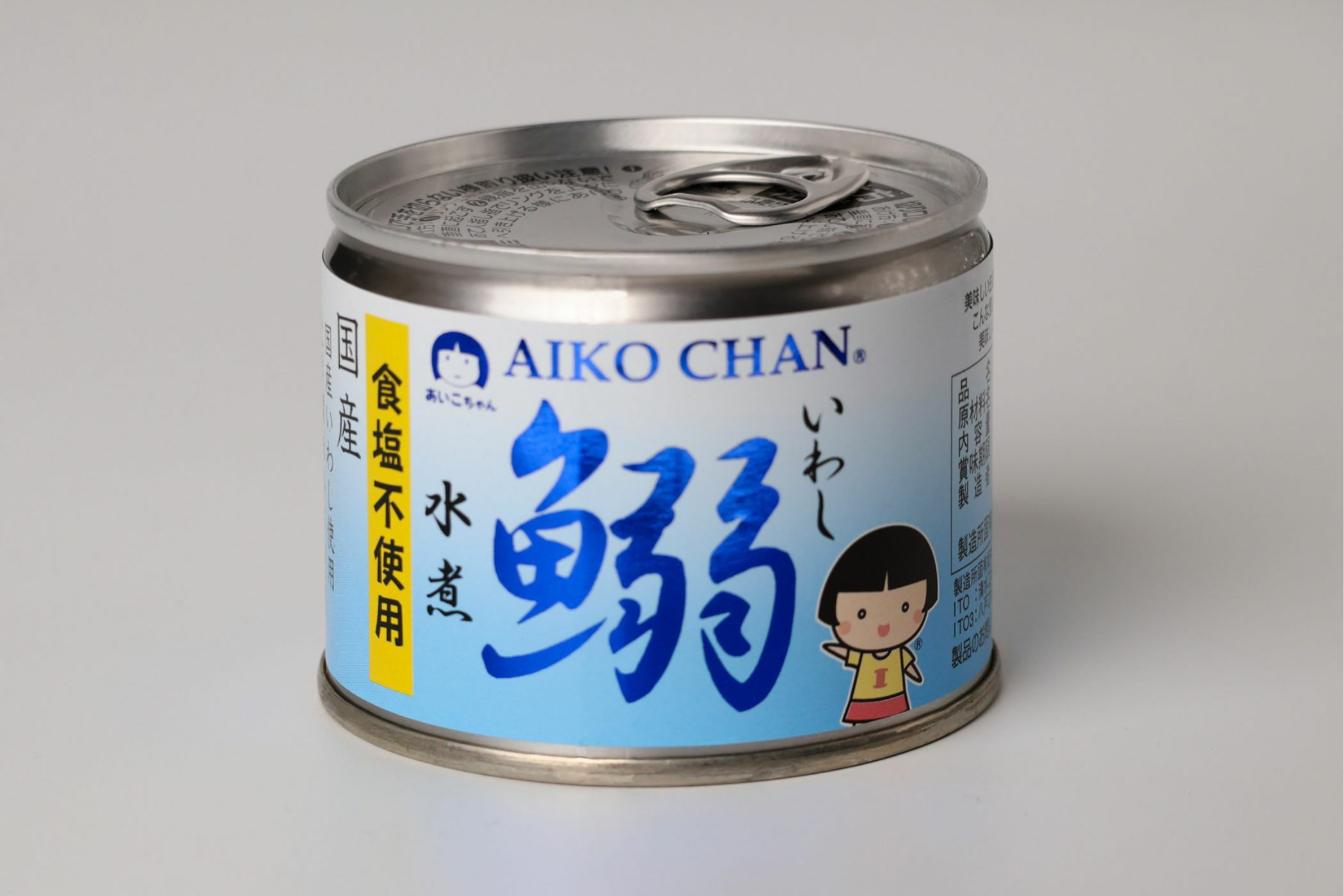 伊藤食品 あいこちゃん 鰯 いわし 水煮 食塩不使用 190g 【48缶セット 