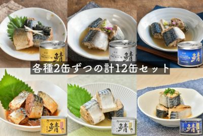 あいこちゃん国産サバ・大西洋サバ食べ比べセット(12缶入り)-