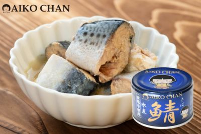 あいこちゃん 青のサバ水煮食塩不使用 150g×6缶